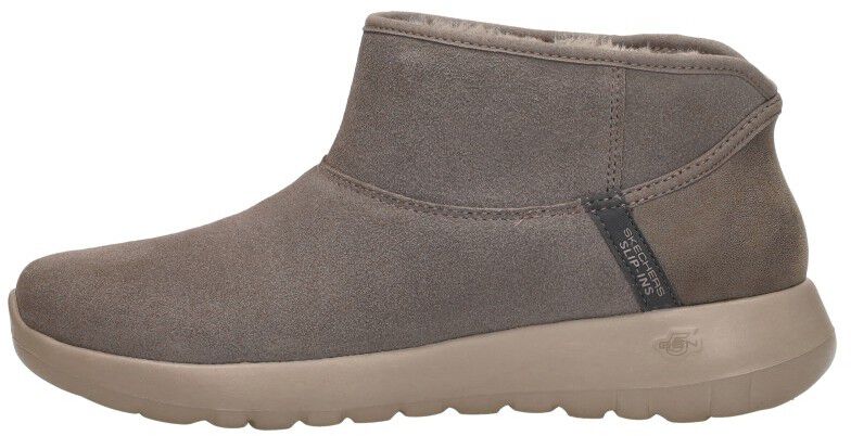 Skechers Enkellaarsjes Plat taupe