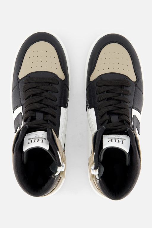 HIP Sneakers taupe Leer