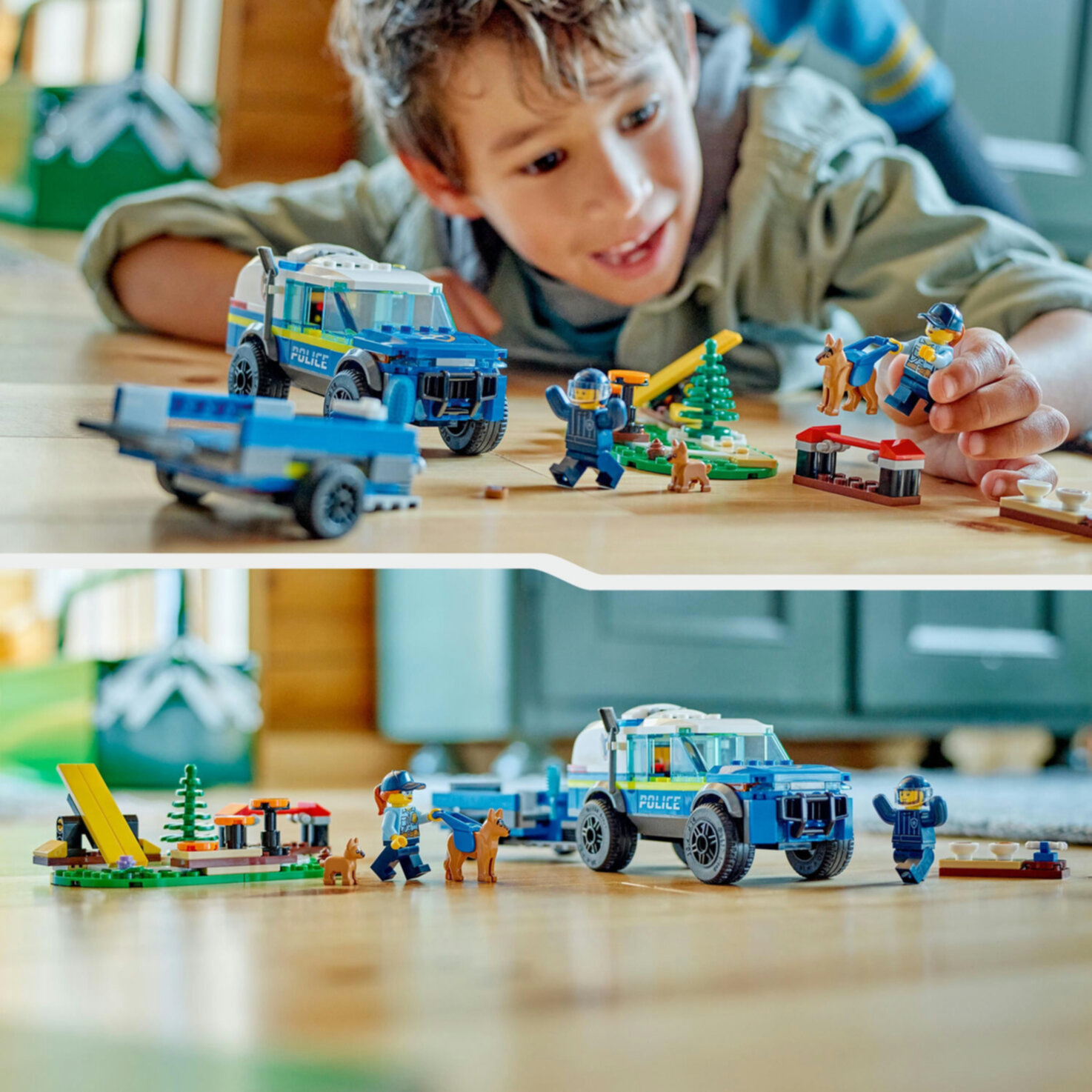 LEGO® City 60369 Mobiles Polizeihunde-Training