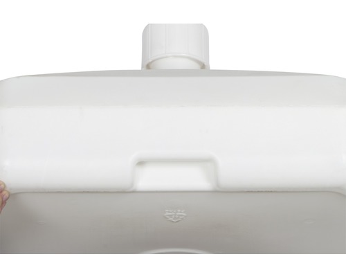 Siena Garden kunststof parasolstandaard, 50 kg, wit