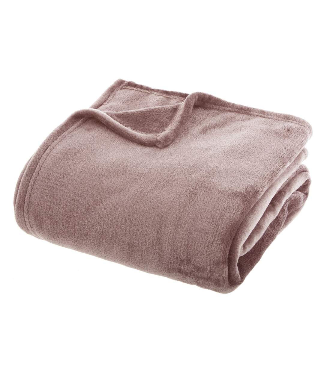 Grand Plaid en flanelle uni - 230x180 - Rose