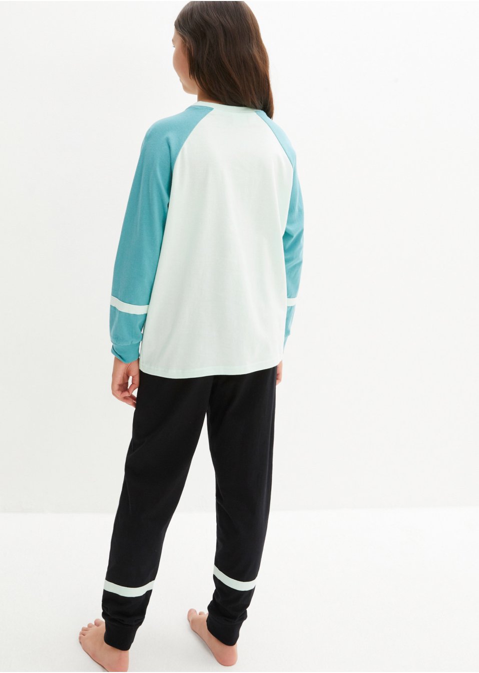 Pyjama fille avec manches raglan (Ens. 2 pces.)