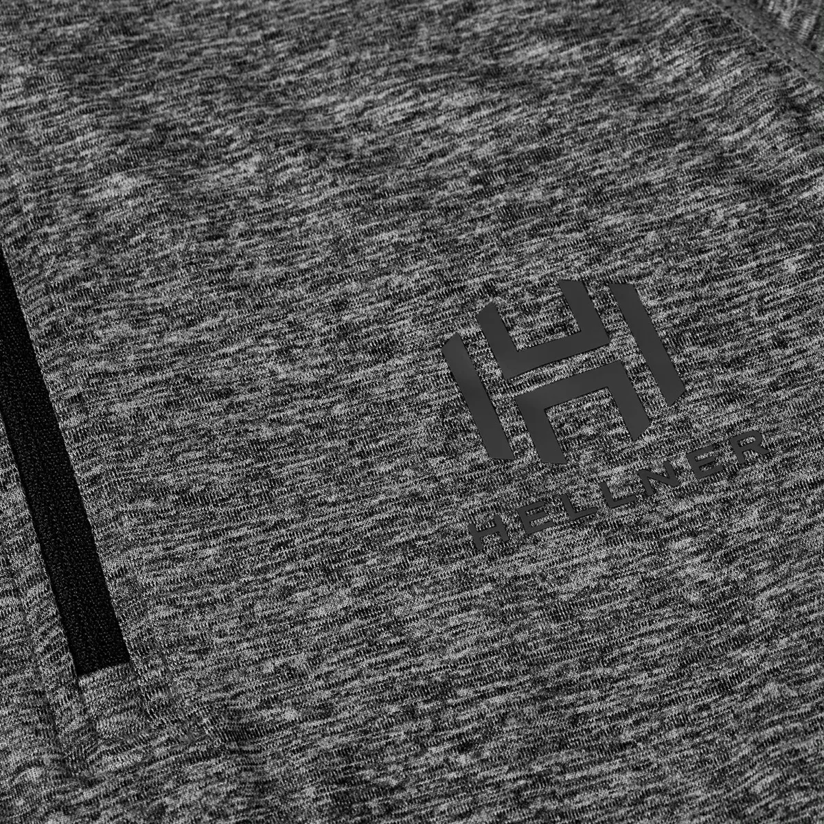 Hellner Nunis Halfzip Ls Tee Wmn Black Beauty Melange