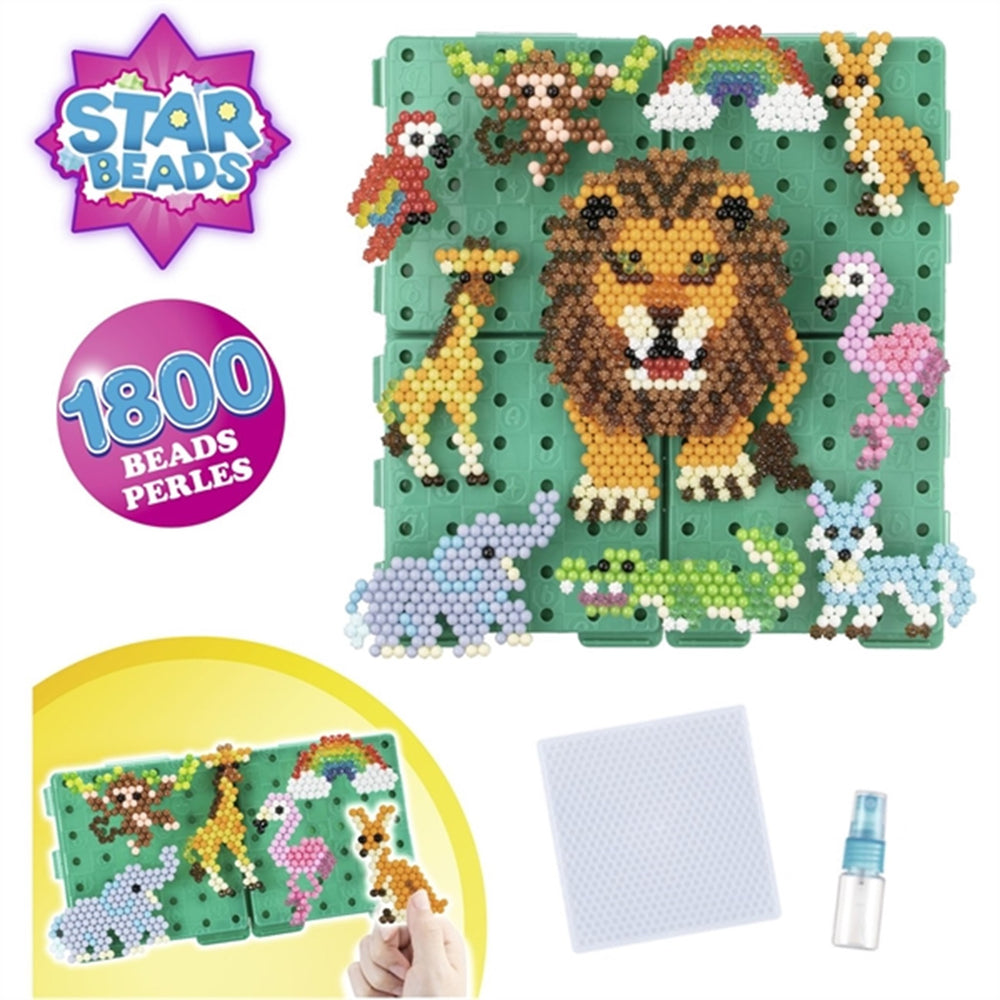 Wild Safari Scene Bead Sæt - Aquabeads