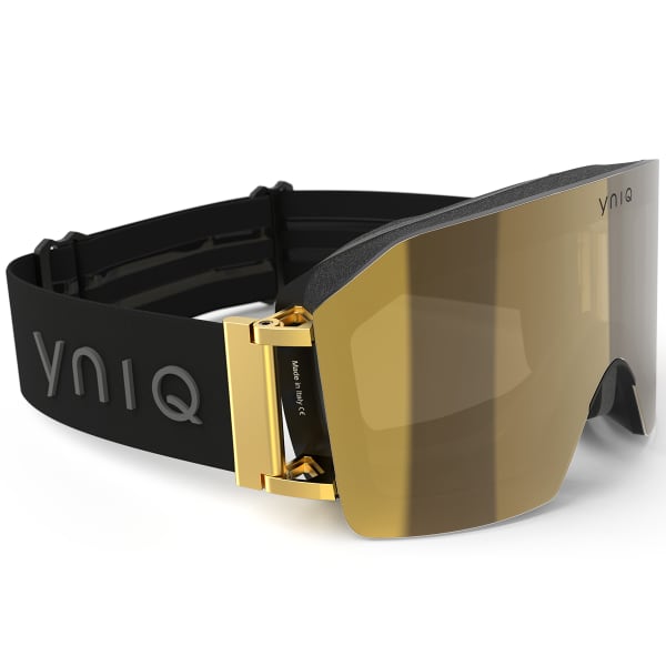 Masque de ski YNIQ NINE BLACK ALL GOLD