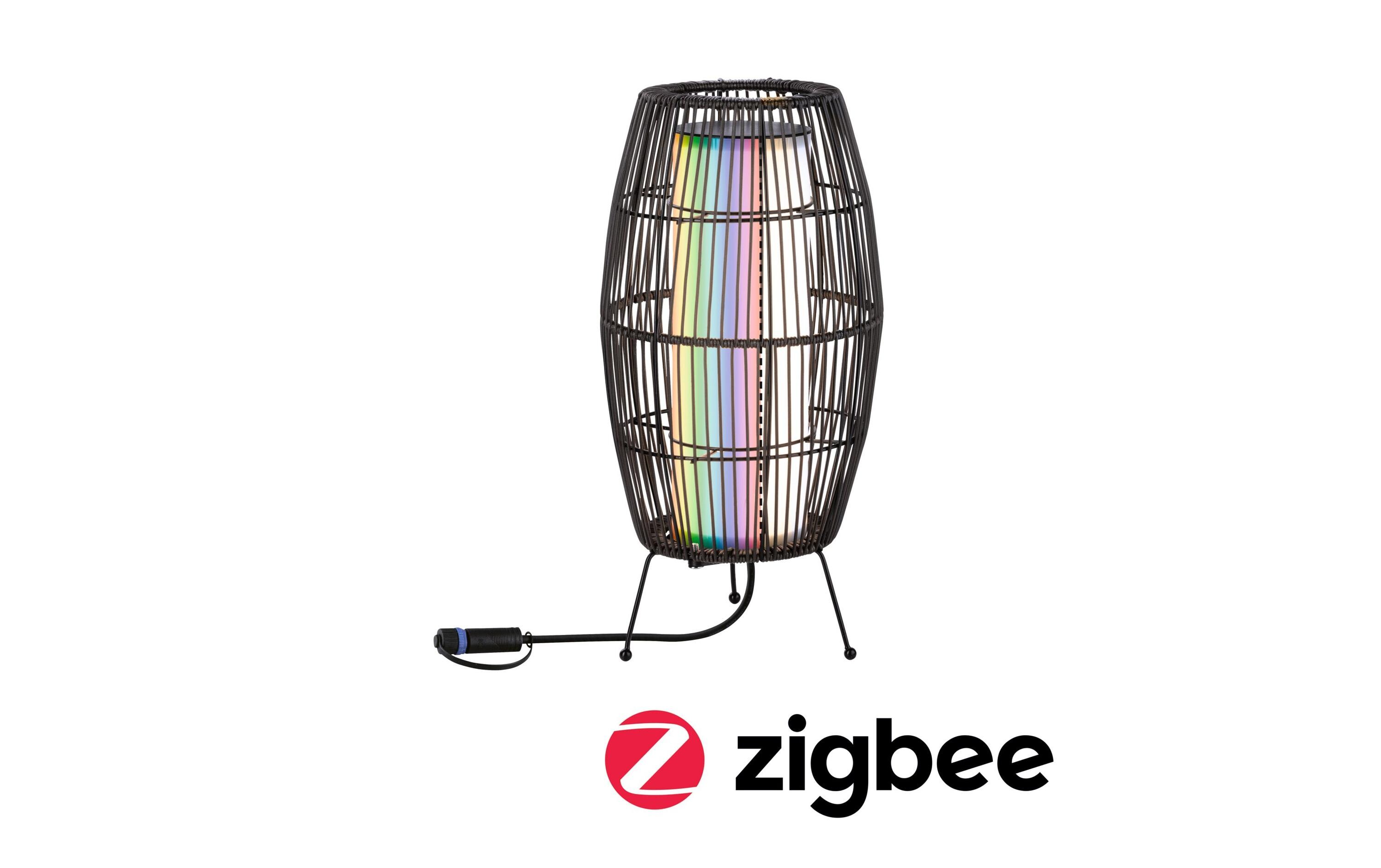 Stehleuchte Plug & Shine Basket, RGBW, 3.2W, Schwarz<br>LED Lichtobjekt