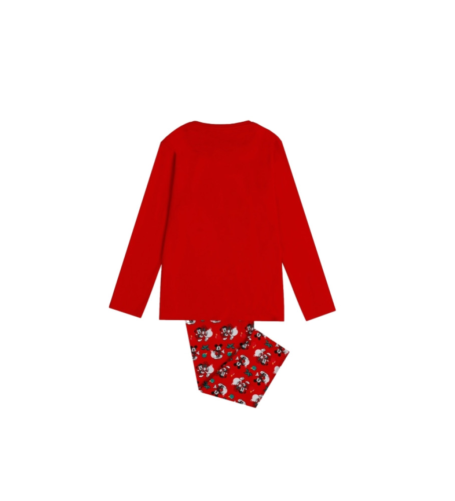 Pijama de manga comprida vermelho da Disney Holidays