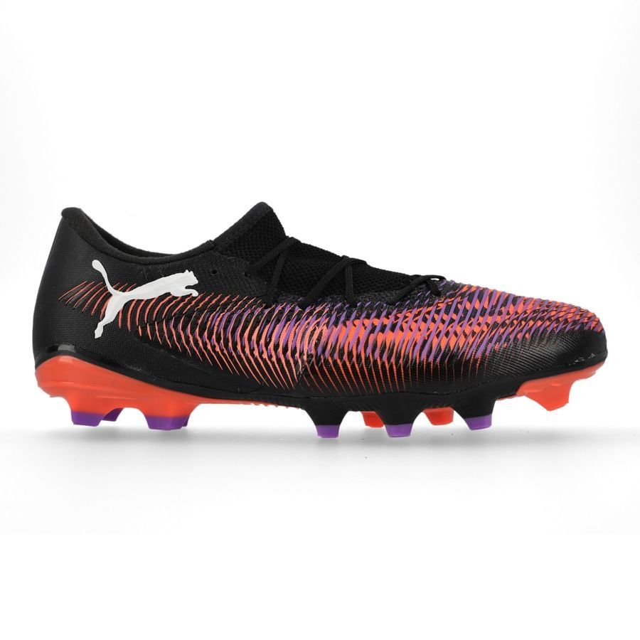 PUMA Future 8 Match Low FG/AG Unlimited - Noir/Blanc/Glowing Red