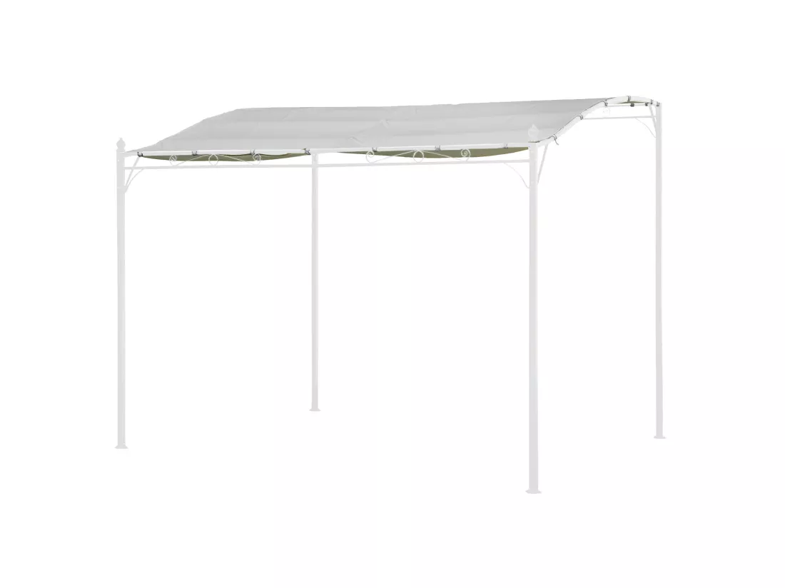 Toile pour pergola murale 3 × 2,5m NICE beige - HAPPY GARDEN