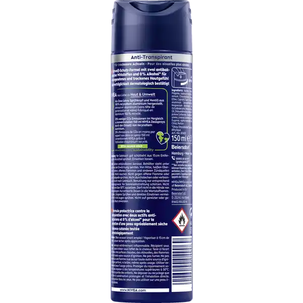 Anti-Transpirant Spray Dry Impact