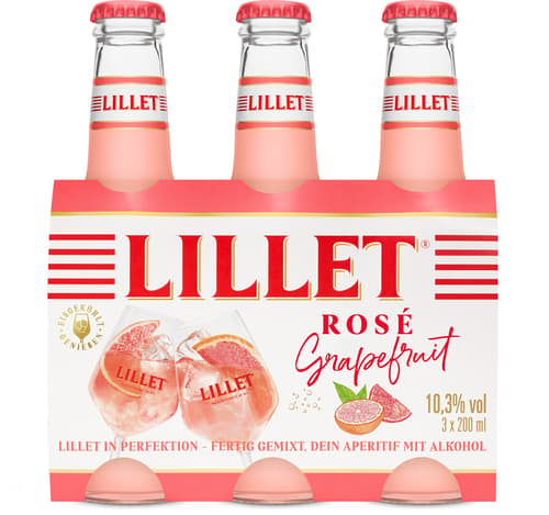 Lillet Rosé Grapefruit 3x0,2l