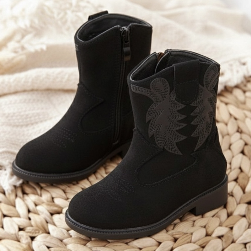Tiny cowgirl boots - zwart