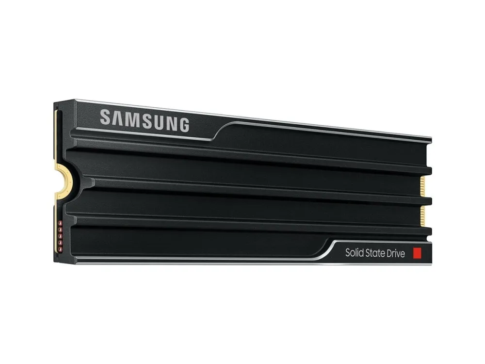 Samsung 9100 PRO MZ-VAP1T0 - SSD - krypteret - 1 TB - med køleplade - intern - M.2 2280 - PCI Express 5.0 x4 (NVMe) - 256-bit AES - TCG Opal Encryption 2.0 - sort