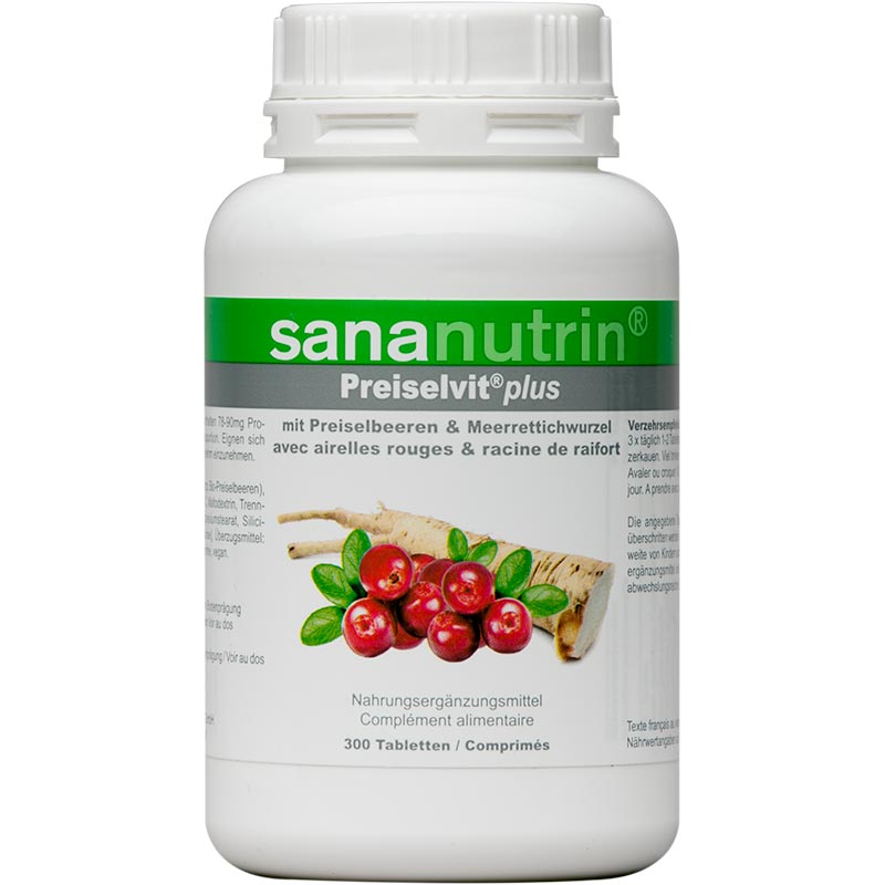 sananutrin Preiselvit plus<br>300 Stück, Dose, Tablette