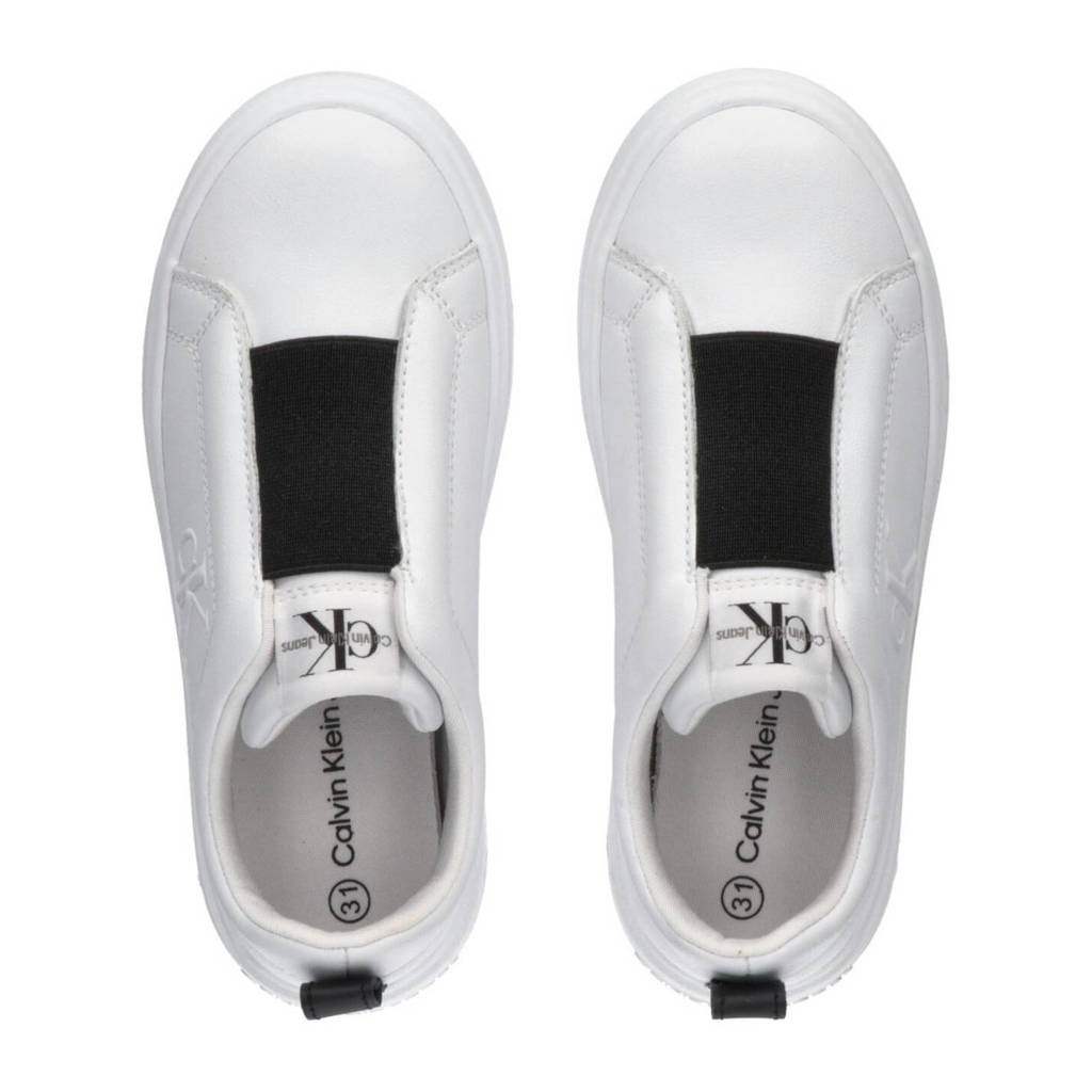 Calvin Klein slip on sneakers wit
