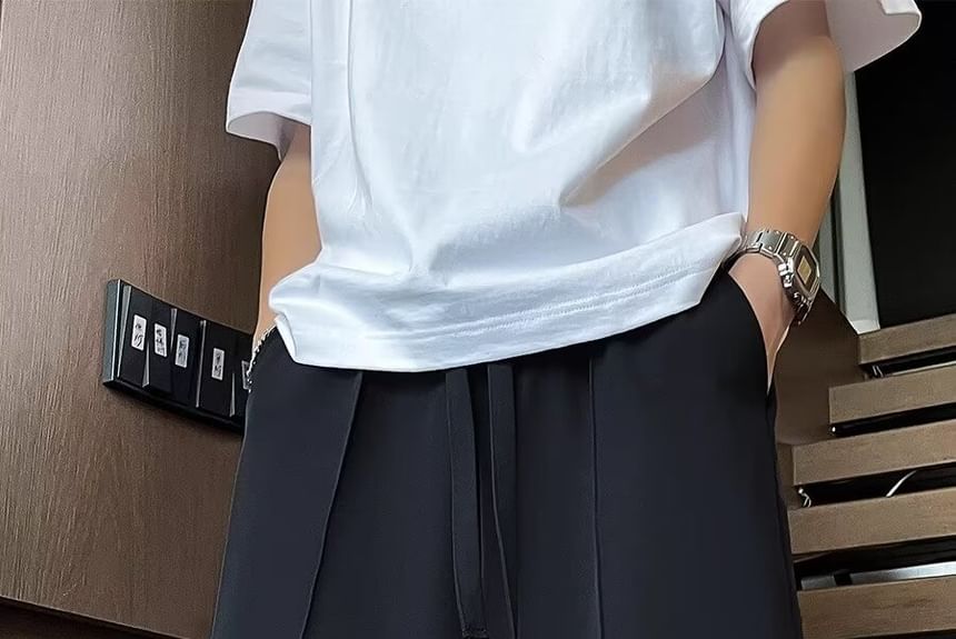 Zoslane - Mid Rise Plain Shorts