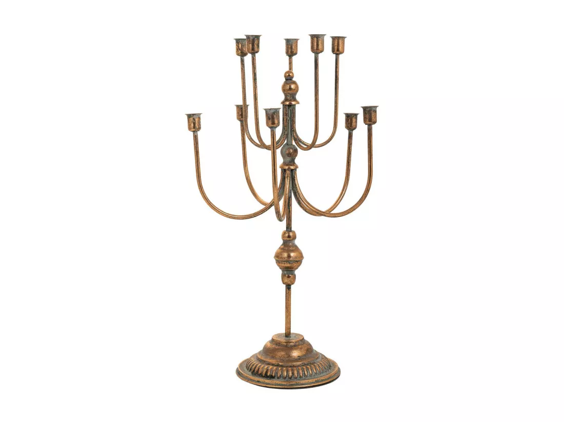Chandelier en métal doré 36x35x60.5h