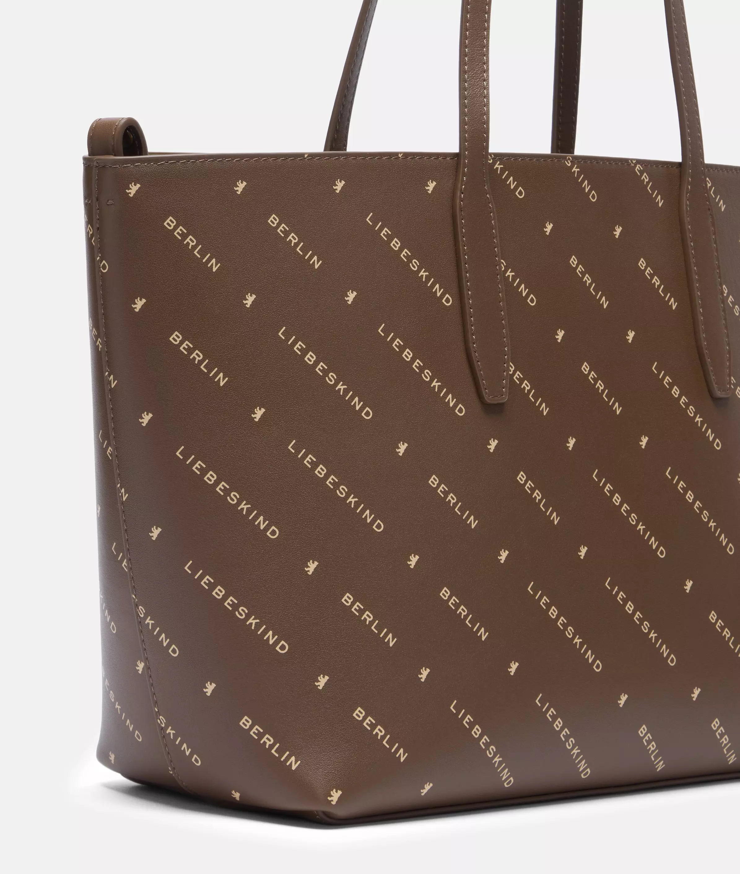 Monogram Shopper M Leather shopper with monogram
