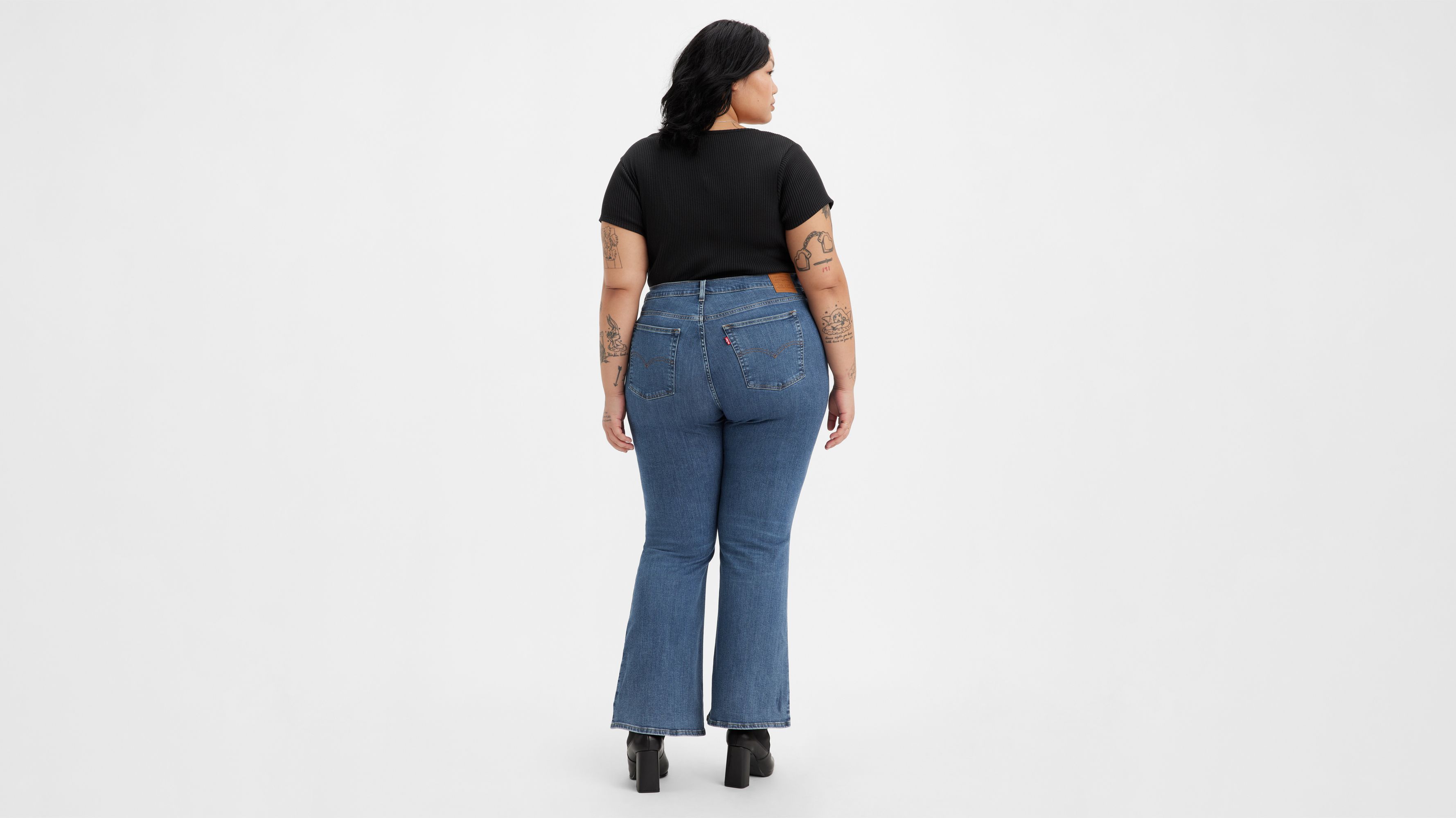 Jean 726™ taille haute flare (grandes tailles) - Blue Wave Mid Plus - Bleu