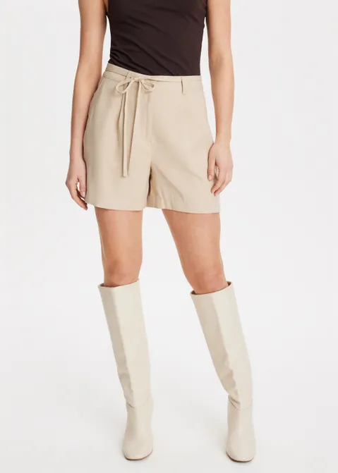 Short met plooien roze (NUDE)