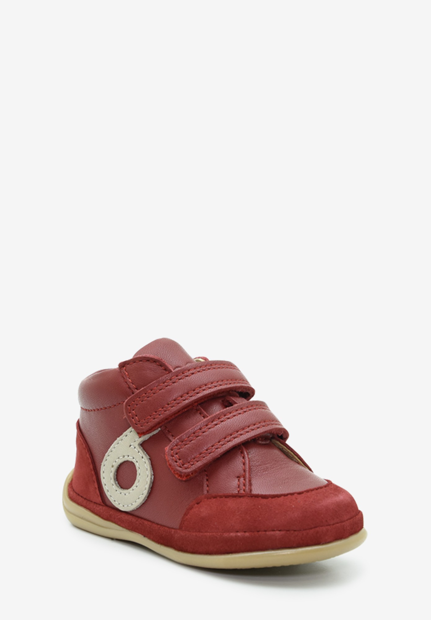 Aubépine logo   erste Schritte Rot Beige