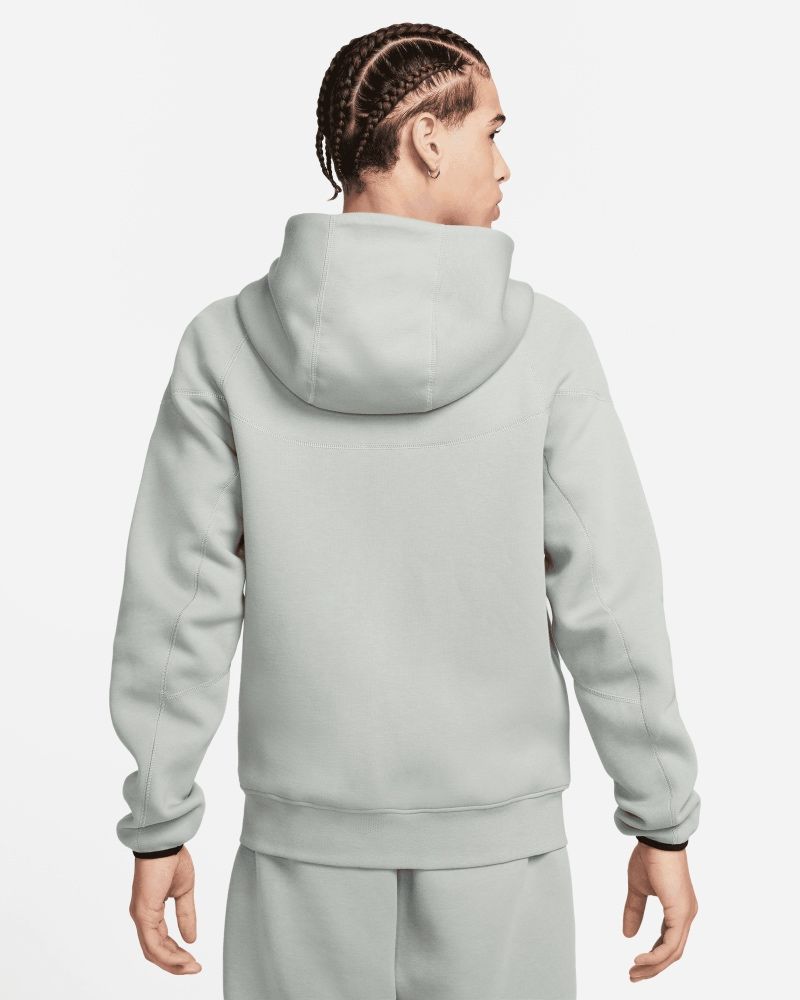 Sweat zippé à capuche Nike Sportswear Tech Fleece Gris Clair pour homme