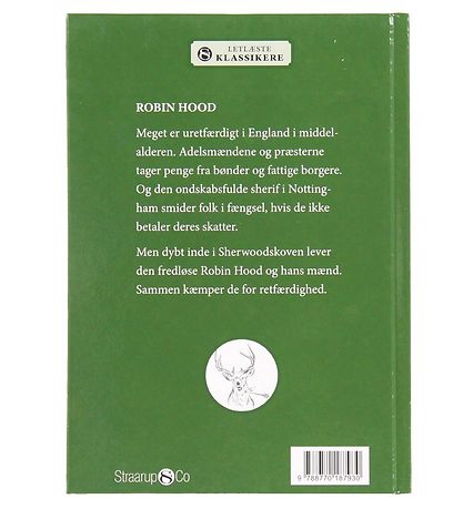Straarup & Co Buch - Letlæste Klassikere - Robin Hood - Dänisch