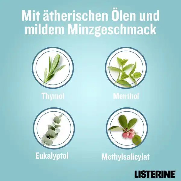 Mundspülung Cool Mint milder Geschmack Reisegröße