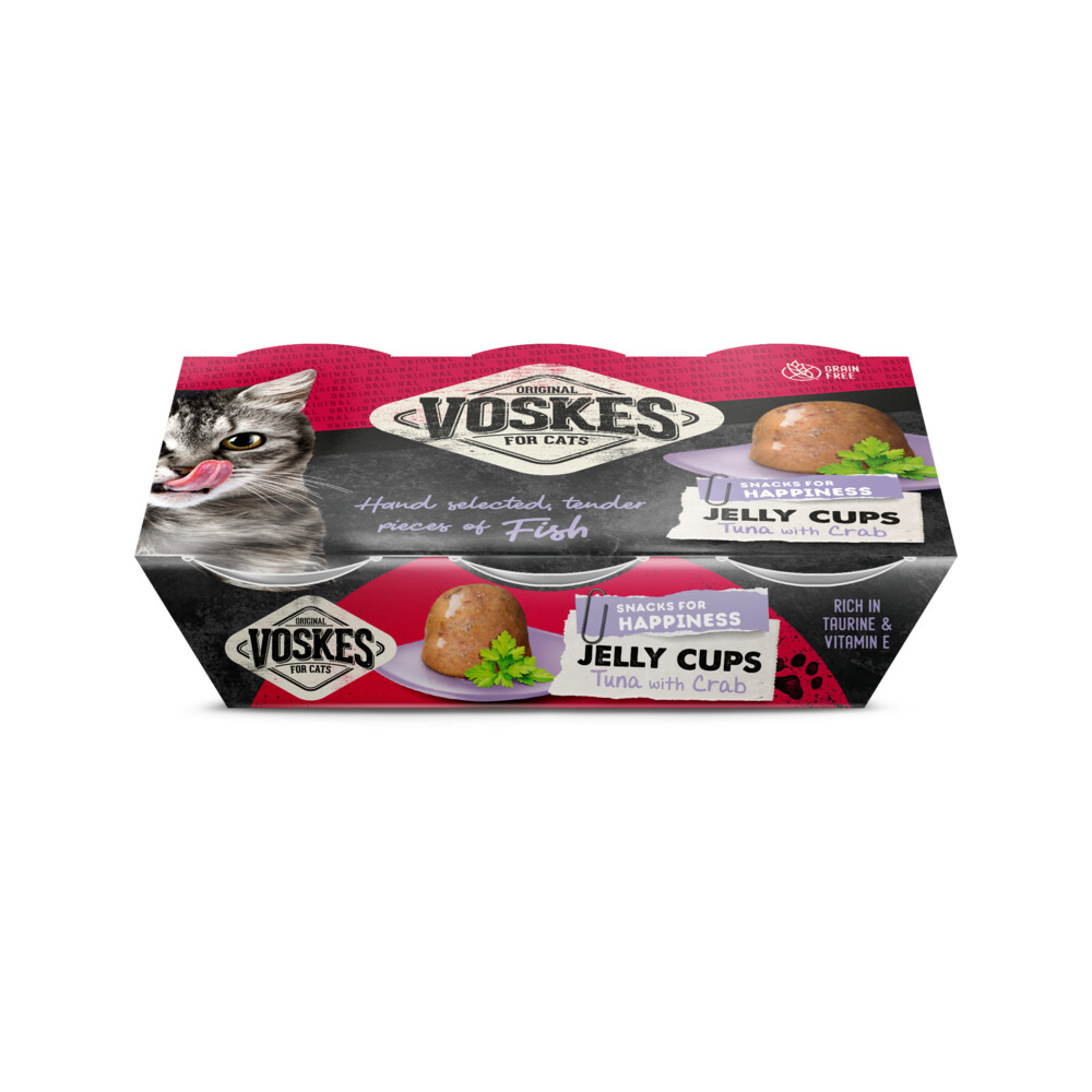 Voskes Tender Pieces Tonijn - Krab6 x 25 gr