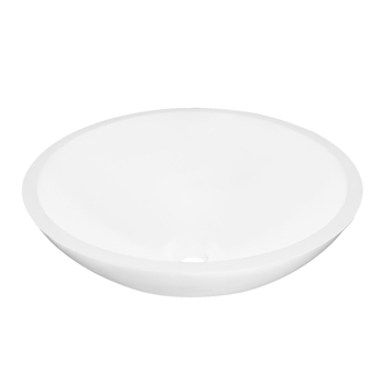 Marho Isla waskom rond 43 x 13 cm solid surface mat wit