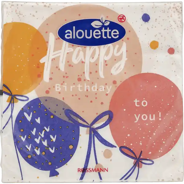 Serviette Happy Birthday