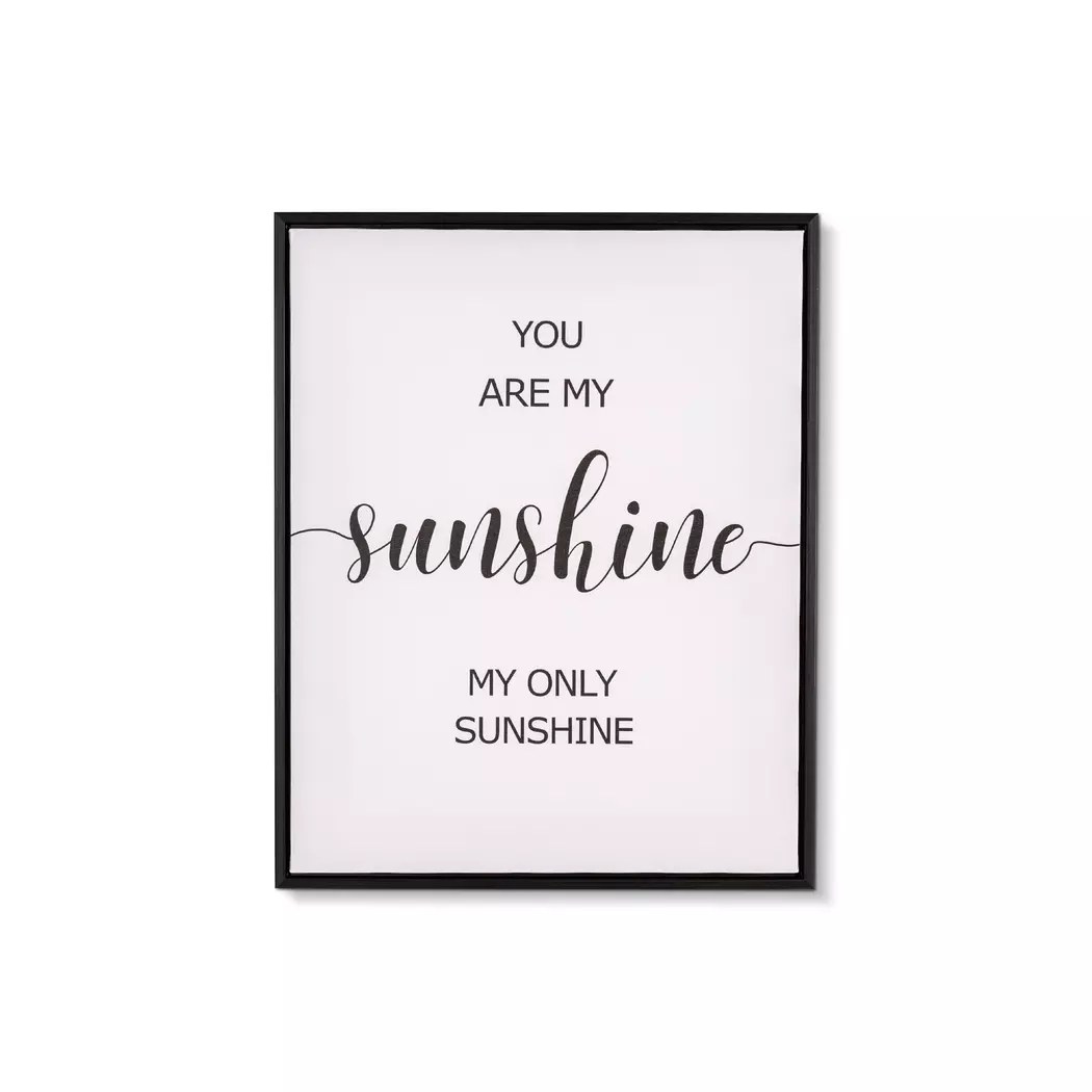 Wandbild 40 x 50 cm Spruch I