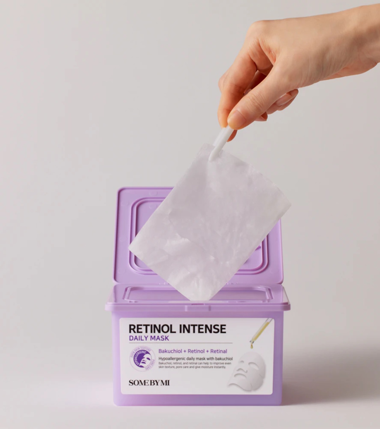 Some by mi - Máscara facial diária com Bakuchiol + Retinal + Retinol - 30 unidades