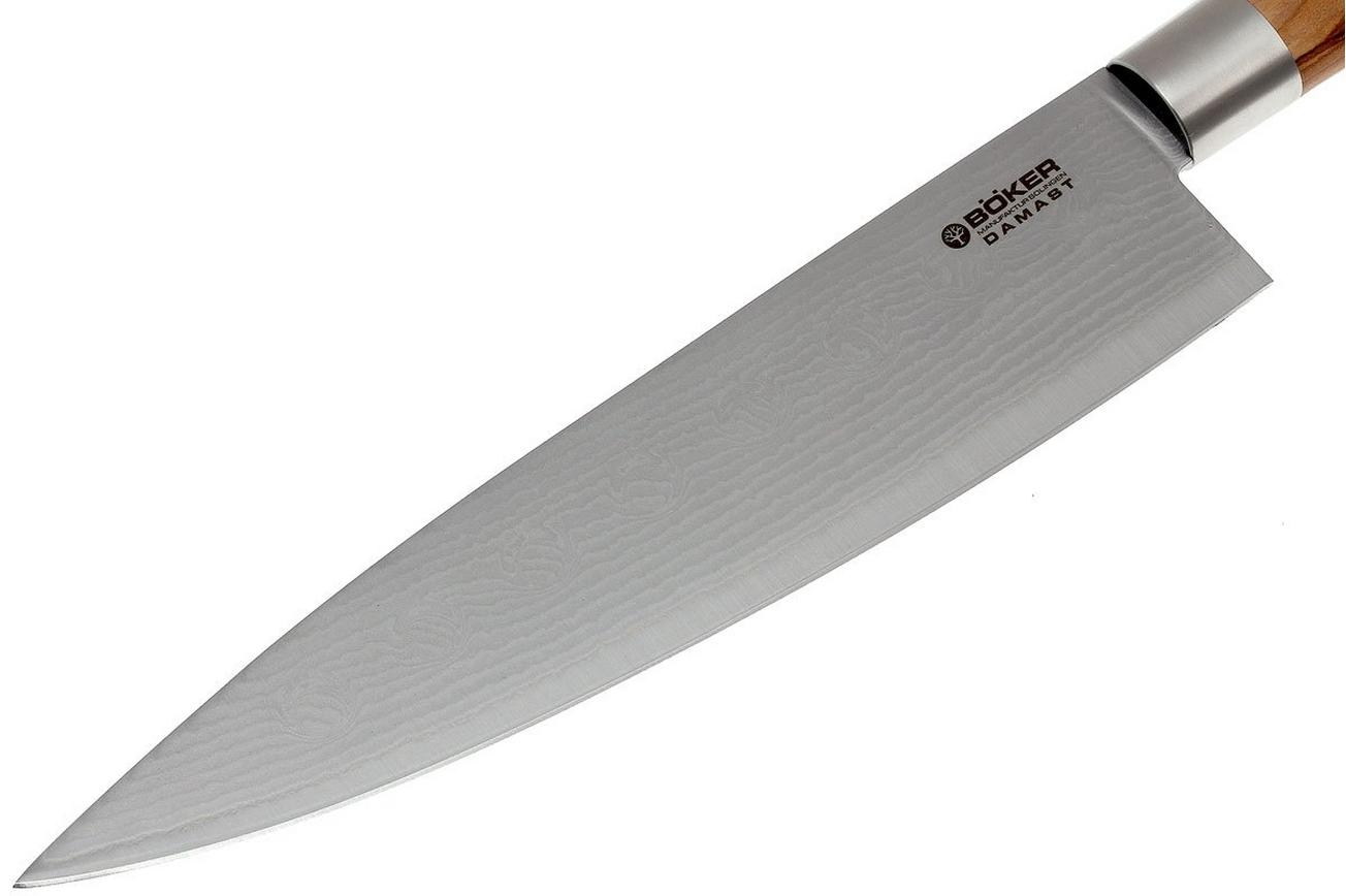 Böker Damast Olive 21,2 cm koksmes, 130441DAM