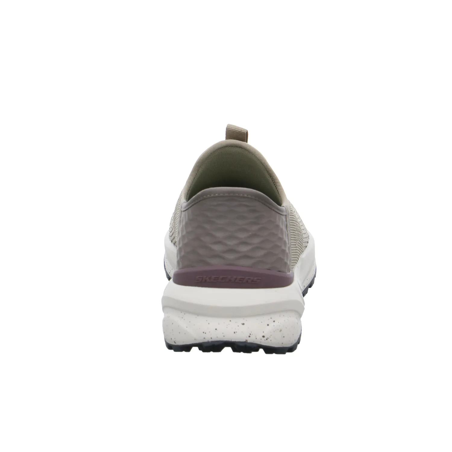 SKECHERS Halbschuh-Schlüpfer Taupe Synthetik