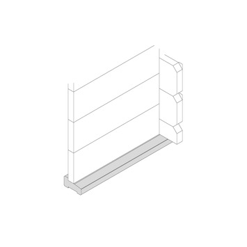 Afwateringsprofiel set 4 stuks 300 cm