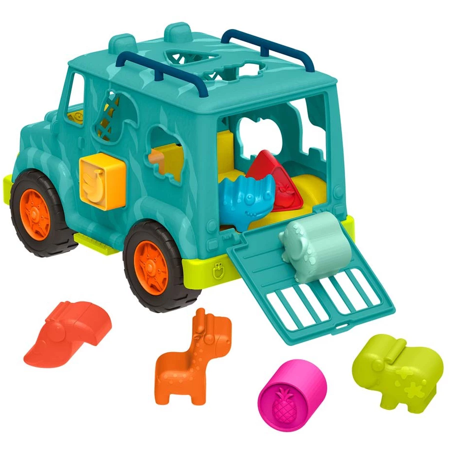 B.TOYS B. Happy Cruisers - Tierrettungsfahrzeug Mehrfarbig