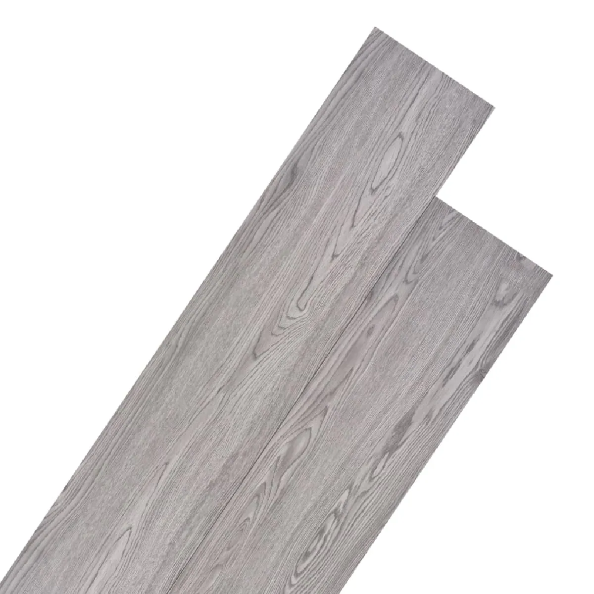 vidaXL Planches plancher PVC non adhésif 5,26m² 2mm gris foncé