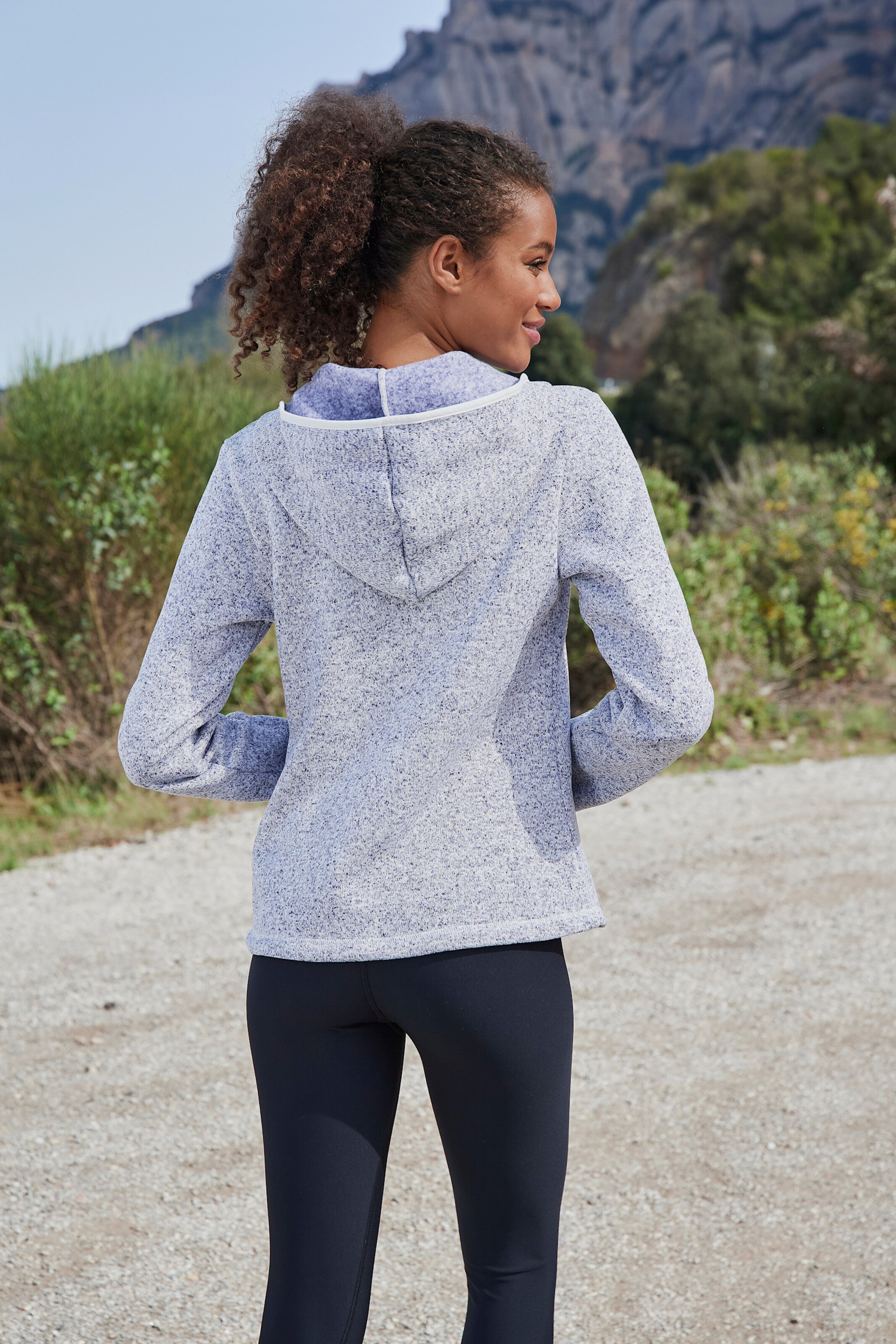 Strickfleecejacke
