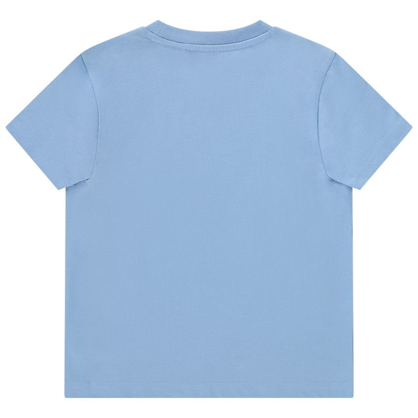 T-shirt manches courtes print Superman Warner pour garçon - Bleu moyen