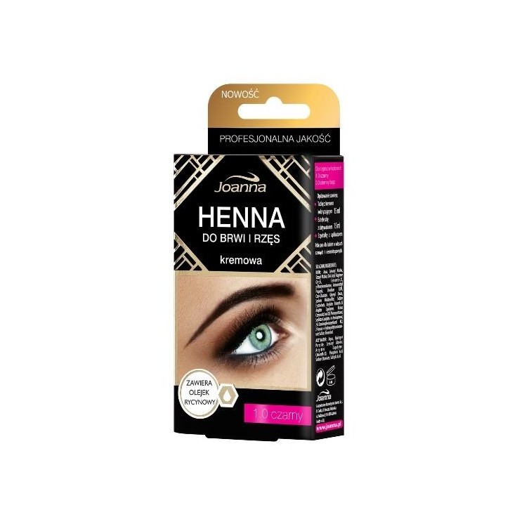 Augenbrauen- und Wimpernfarbe JOANNA schwarz 15 ml