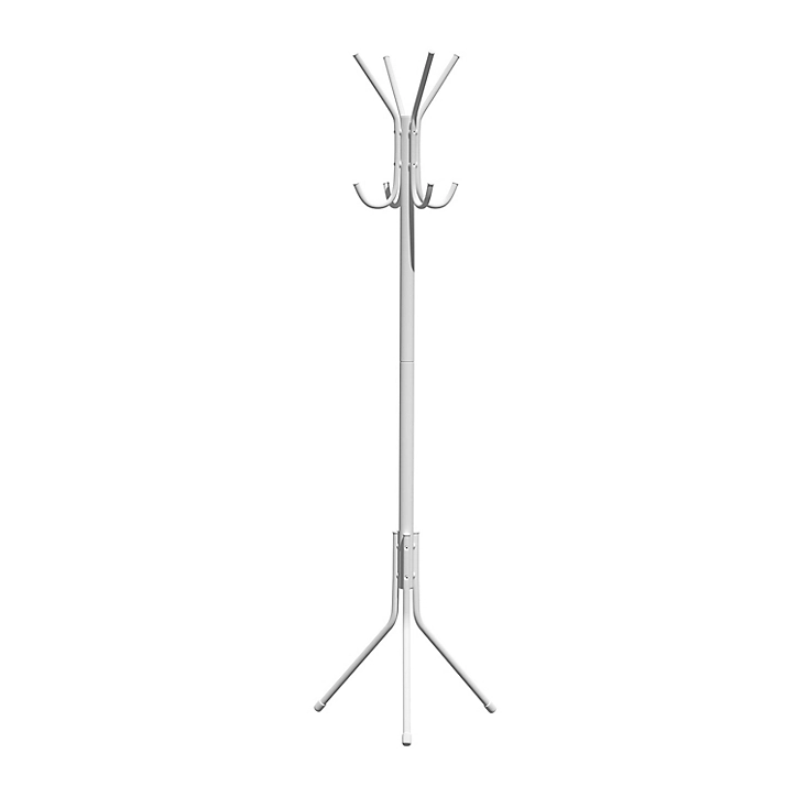 Porte-manteau à poser Ara blanc 8 têtes