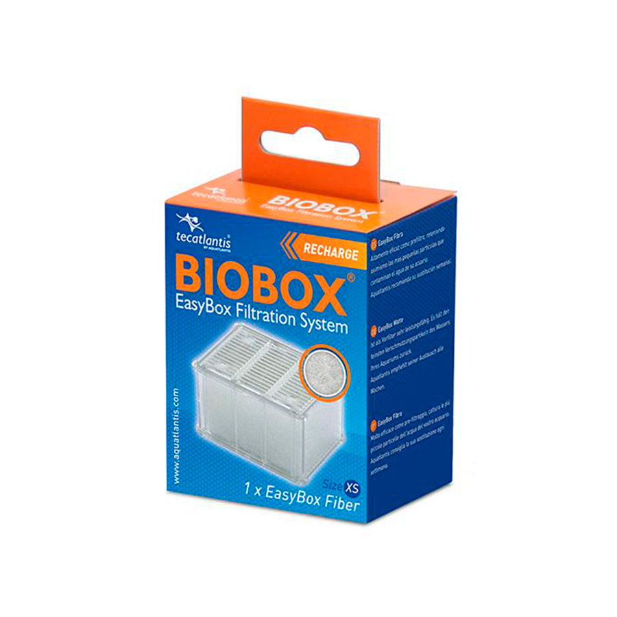 Flocos filtrantes de reposição Aquatlantis Biobox XS para aquários