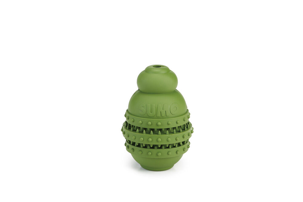 Beeztees Sumo Play Dental - Vulbaar Hondenspeelgoed - groen - 8.5x13x6 cm - S