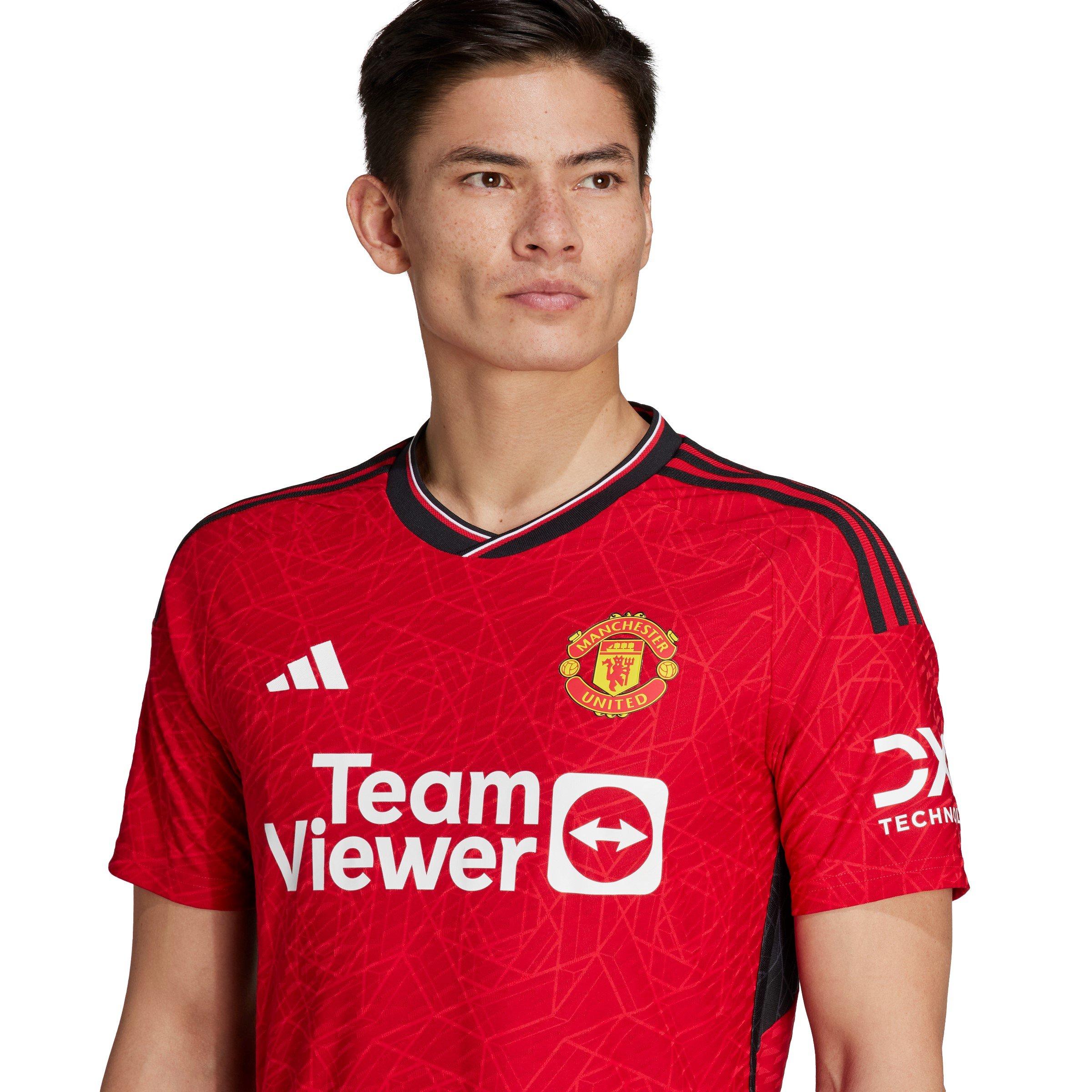 adidas Manchester United Authentic Home Shirt 2023 2024 Adults
