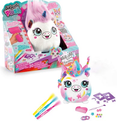 Canal Toys Airbrush Plush Hair'iffic Squishy Kosedyr Pal-Princess  17 cm