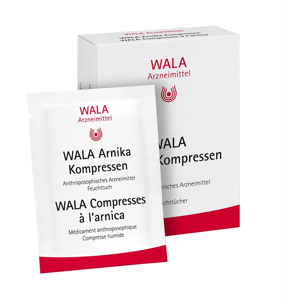 WALA Arnika Kompressen Kompresse Btl 5 Stk