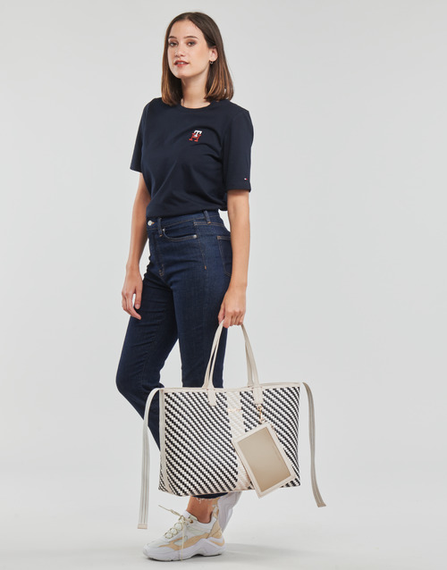 Tommy Hilfiger - REG MONOGRAM EMB C-NK SS - Marine