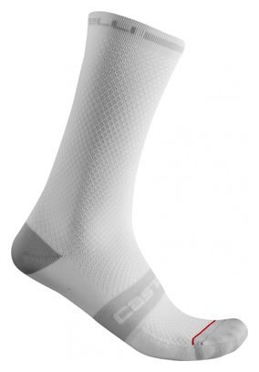 Chaussettes Castelli Superleggera T 18 Blanc