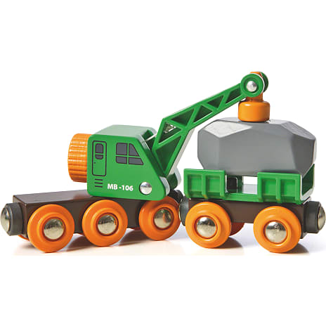 BRIO togvogn med kran 33698